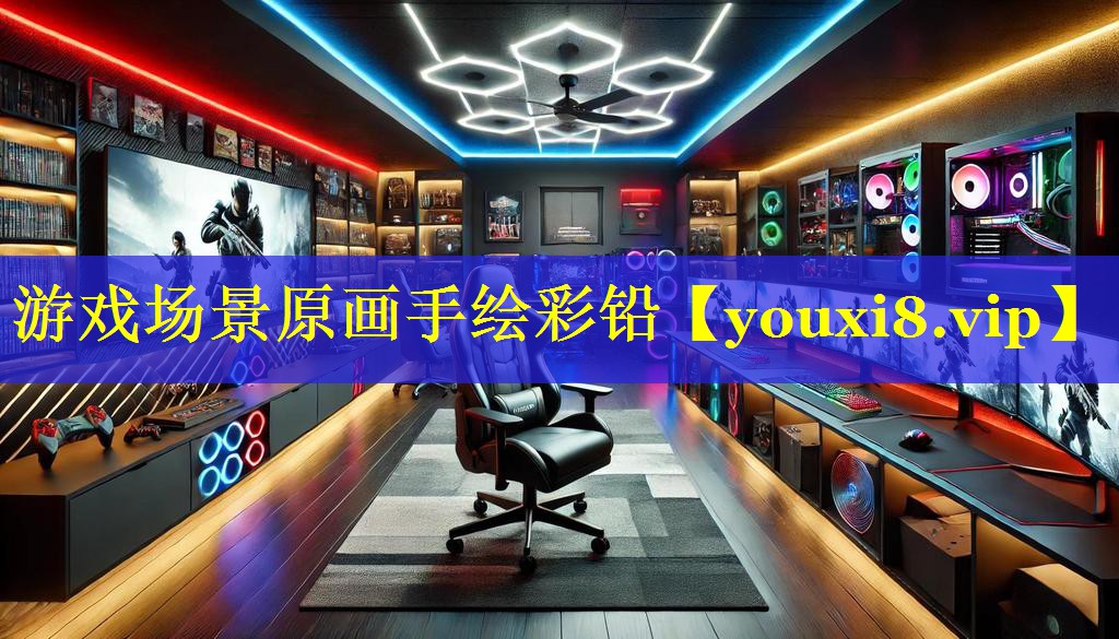 游戏场景原画手绘彩铅 游戏场景原画手绘彩铅